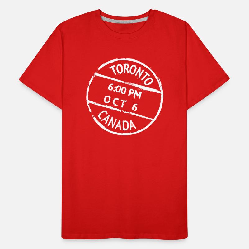 Timbre de Toronto, Canada T-shirt bio Premium Homme