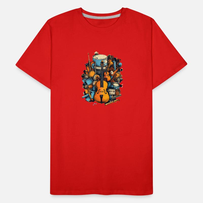 Music Instruments Men's Premium Organic T-Shirt