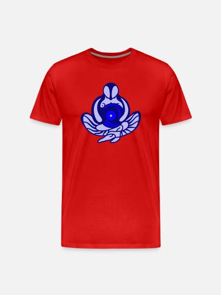 Goal. Success, motivation and concentration - Men's Premium Organic T-Shirt - red