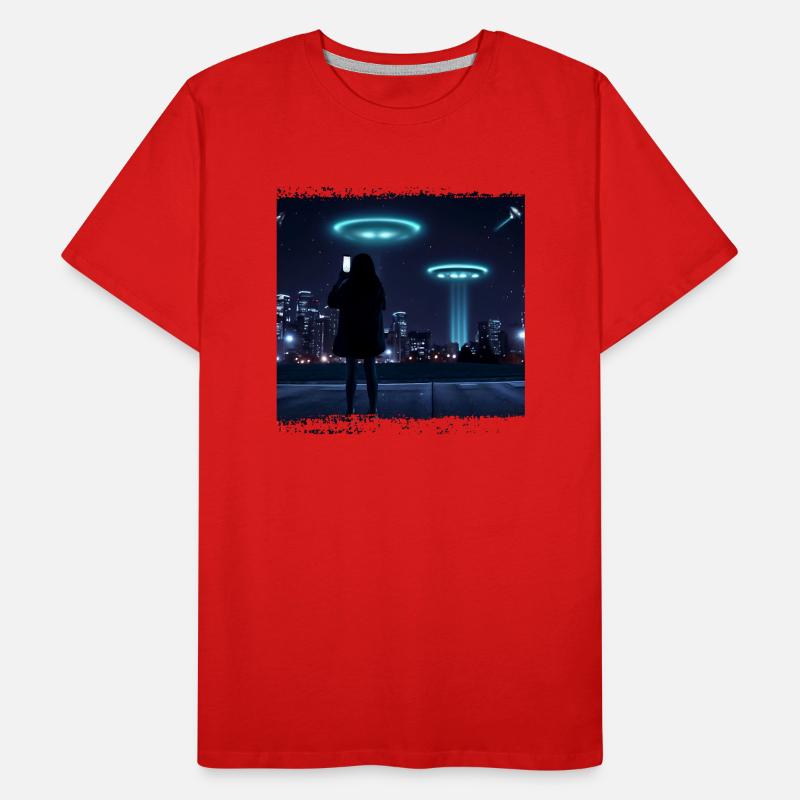 Observation d’OVNI T-shirt bio Premium Homme