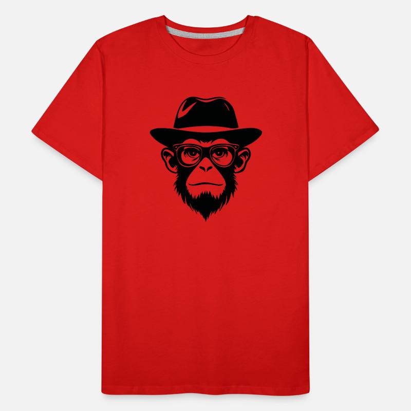 Monkey Monkey Monkey Face Jungle Men's Premium Organic T-Shirt