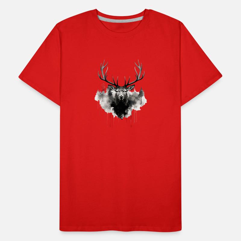 Cerf T-shirt bio Premium Homme