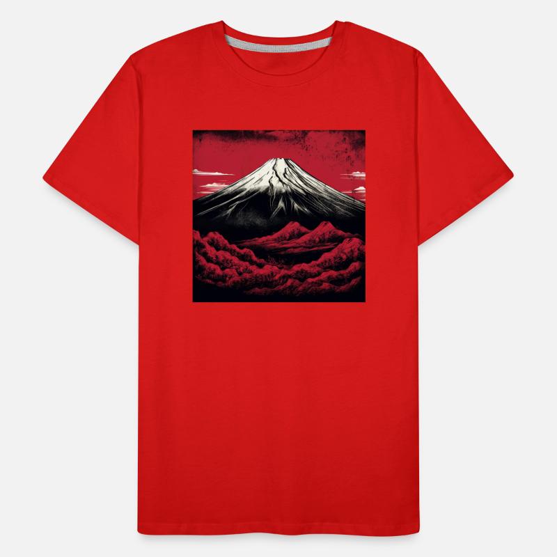 Mount Fuji Men's Premium Organic T-Shirt