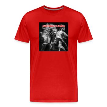 Chef Rice s Salsa - T-shirt bio Premium Homme - rouge - Devant - Damien (186cm)
