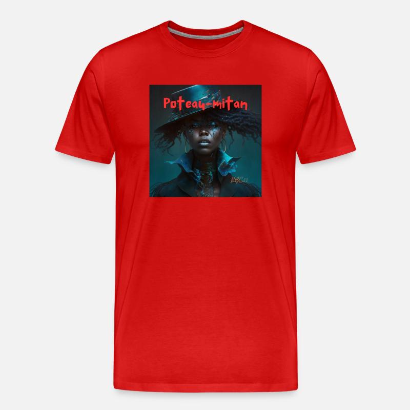 Mitan-Beitrag - Männer Premium Bio T-Shirt - Rot