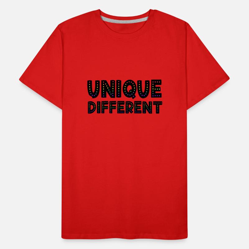 UNIQUE DIFFERENT Men's Premium Organic T-Shirt