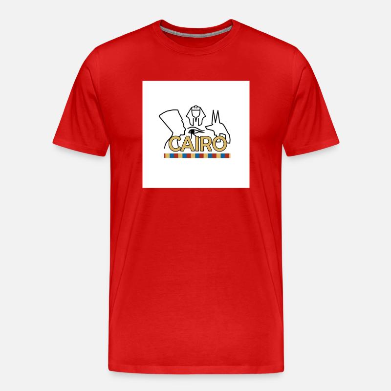 Kairo - Männer Premium Bio T-Shirt - Rot