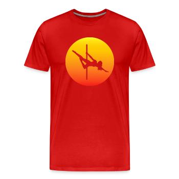 Danse Musique de danse - T-shirt bio Premium Homme - rouge - Devant - Damien (186cm)