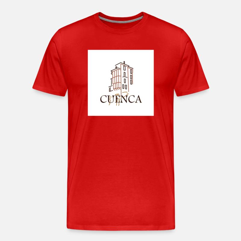 Becken - Männer Premium Bio T-Shirt - Rot