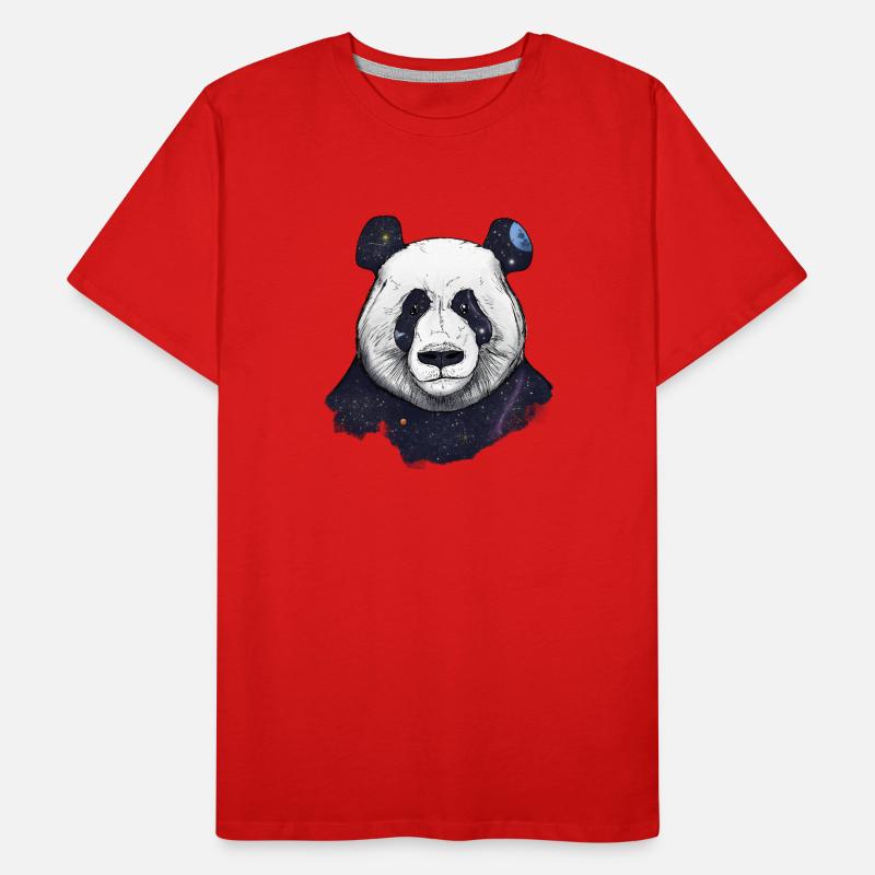 Space panda T-shirt bio Premium Homme