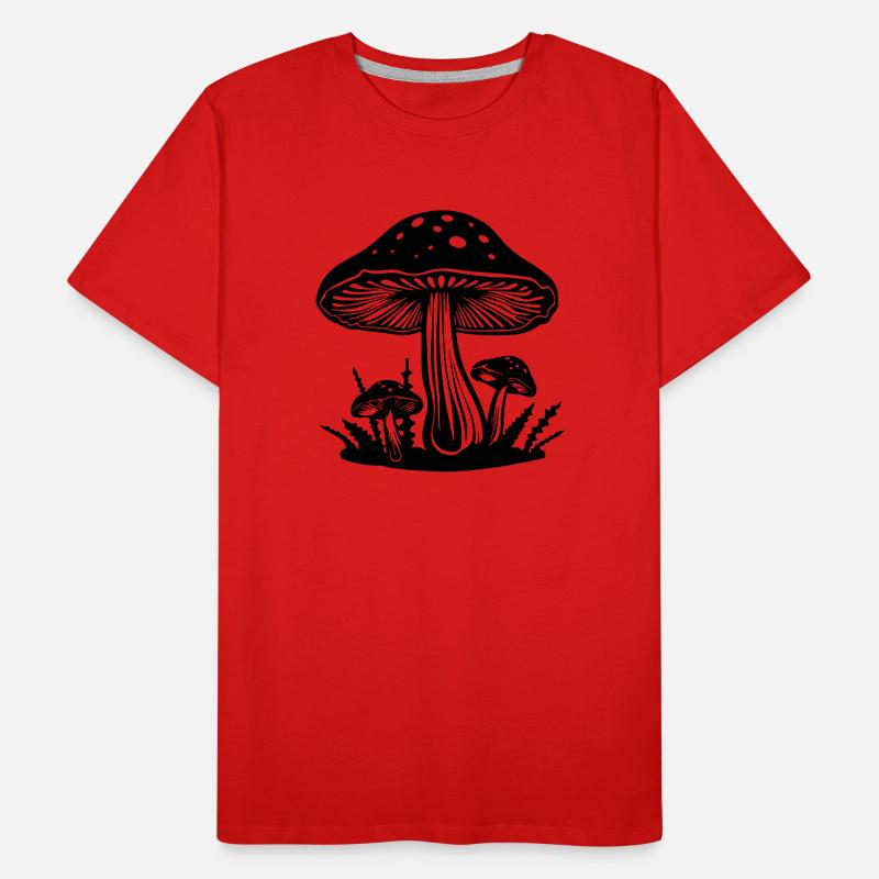 Champignon Cueilleur de champignons Champignons Champignons T-shirt bio Premium Homme
