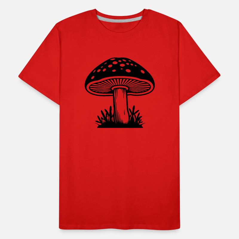 Champignon Cueilleur de champignons Champignons Champignons T-shirt bio Premium Homme