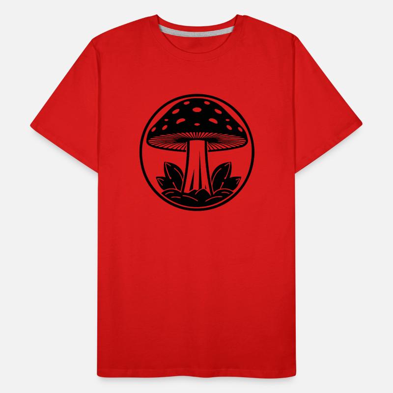 Champignon Cueilleur de champignons Champignons Champignons T-shirt bio Premium Homme