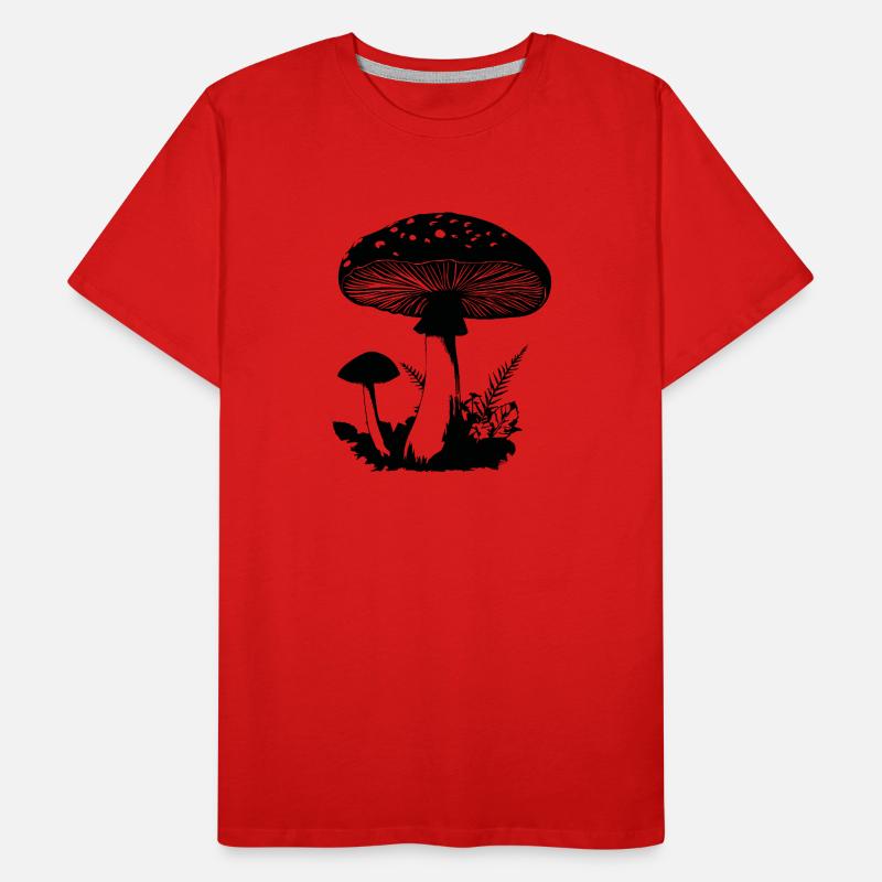 Champignon Cueilleur de champignons Champignons Champignons T-shirt bio Premium Homme