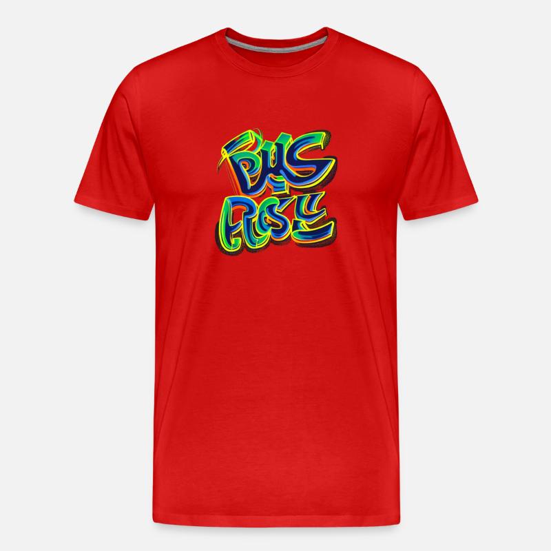 Wege des heiligen Jakobs - Männer Premium Bio T-Shirt - Rot
