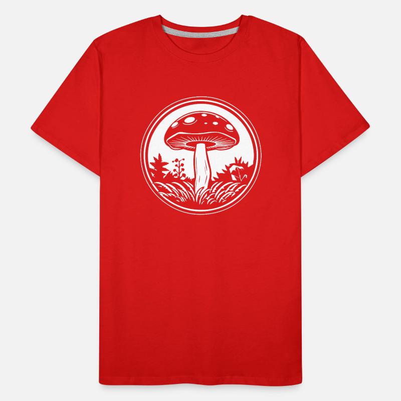 Champignon Cueilleur de champignons Champignons Champignons T-shirt bio Premium Homme