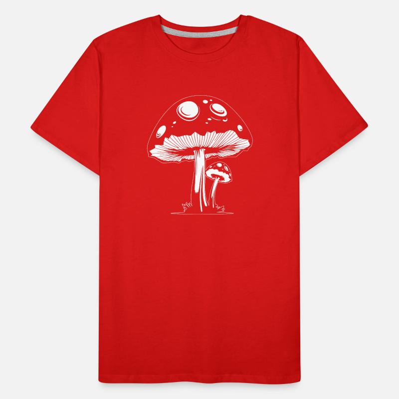 Champignon Cueilleur de champignons Champignons Champignons T-shirt bio Premium Homme