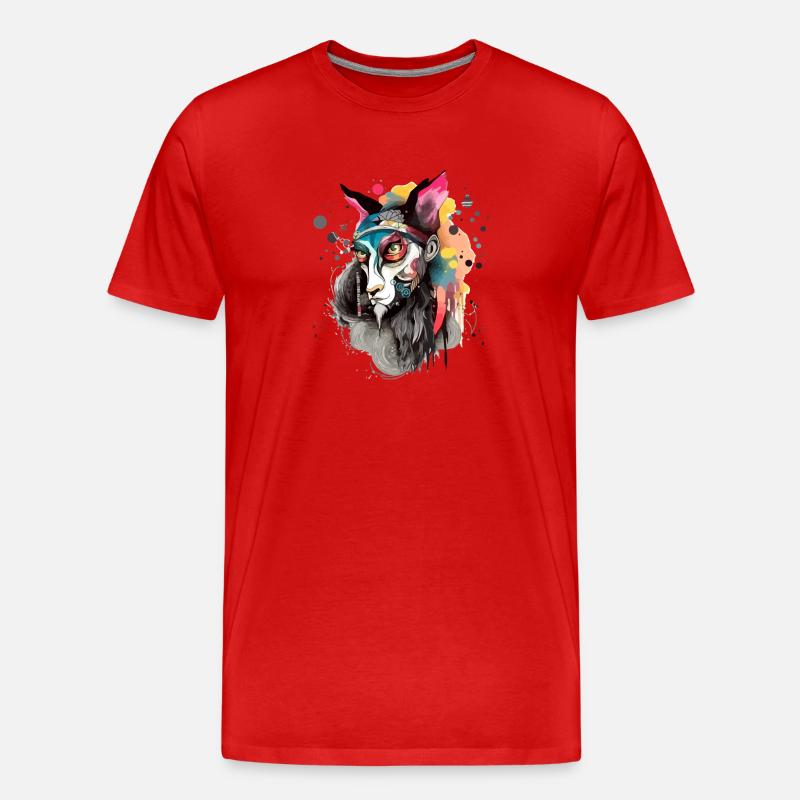 Gado der Gott - Männer Premium Bio T-Shirt - Rot