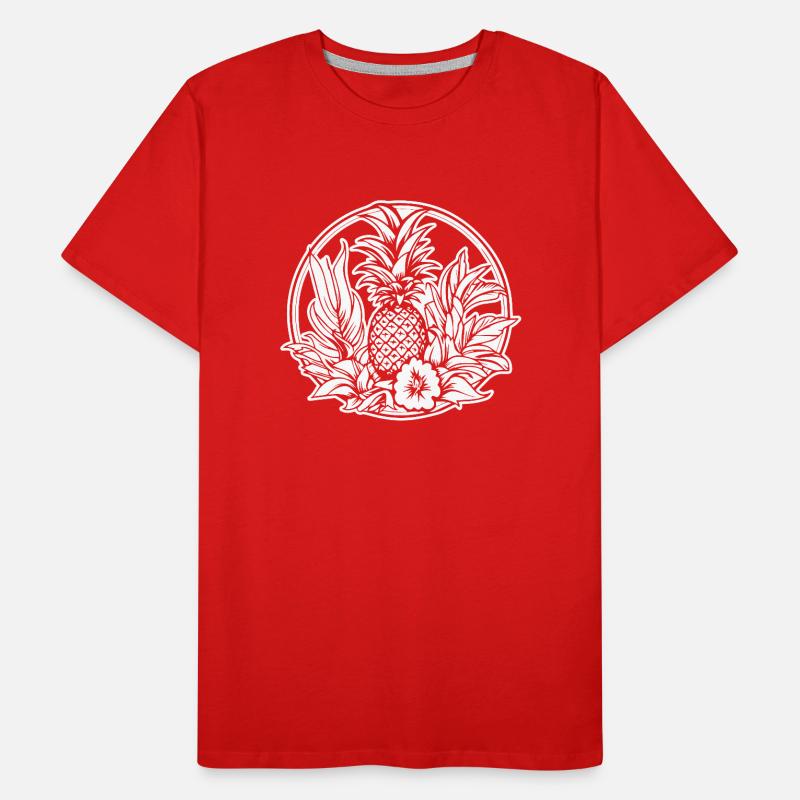 Pineapple Men's Premium Organic T-Shirt