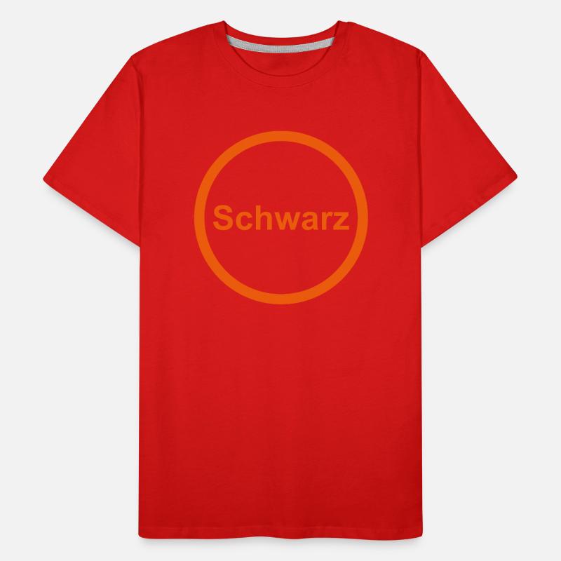 Schwarz Männer Premium Bio T-Shirt