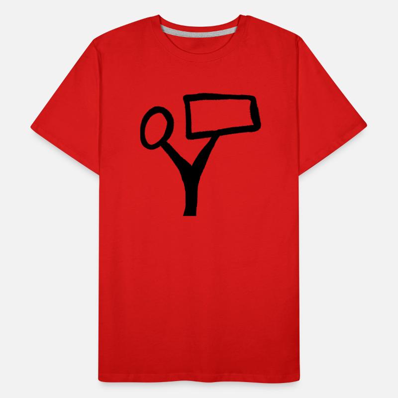 Baumtext Männer Premium Bio T-Shirt