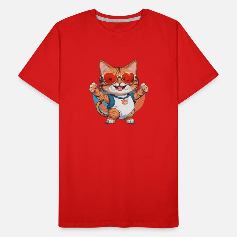 Mignon bébé chat T-shirt bio Premium Homme