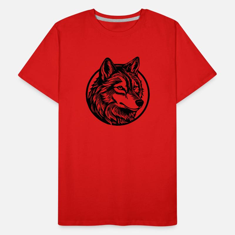 Wolf Men's Premium Organic T-Shirt