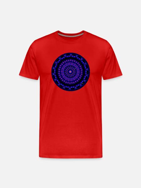 Mantra 1 - Männer Premium Bio T-Shirt - Rot