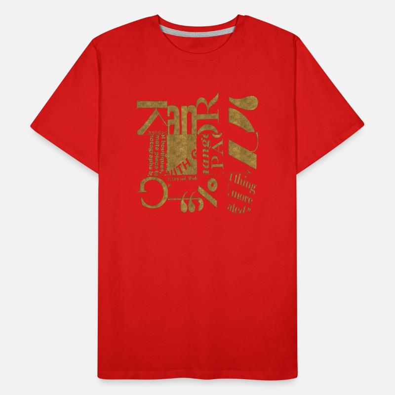 Newspaper Clips Scrapbook Magazines Alphabet Code Men's Premium Organic T-Shirt