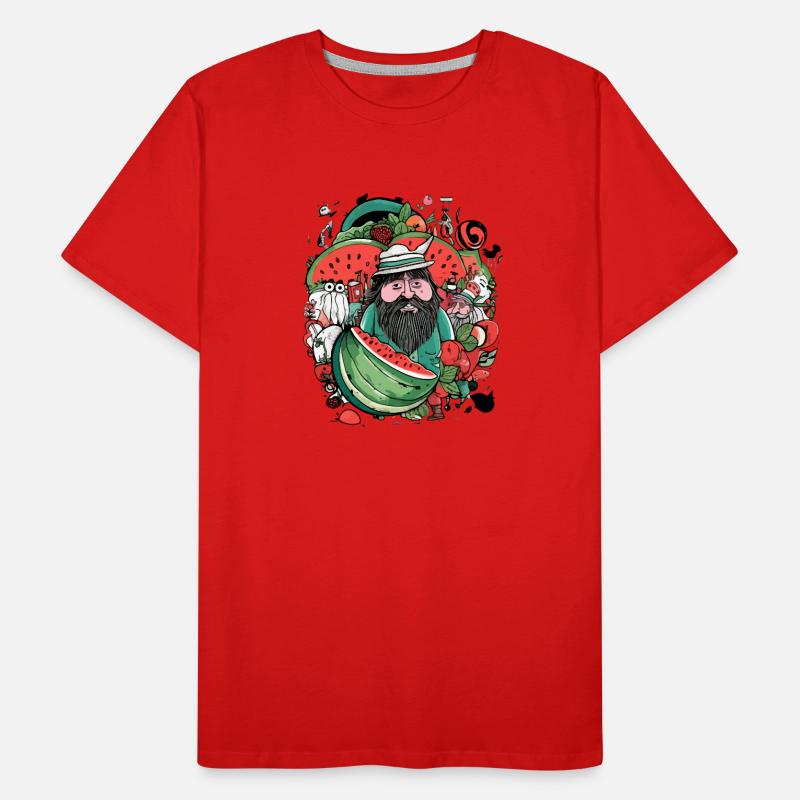 Diego vendeur de pastèque T-shirt bio Premium Homme