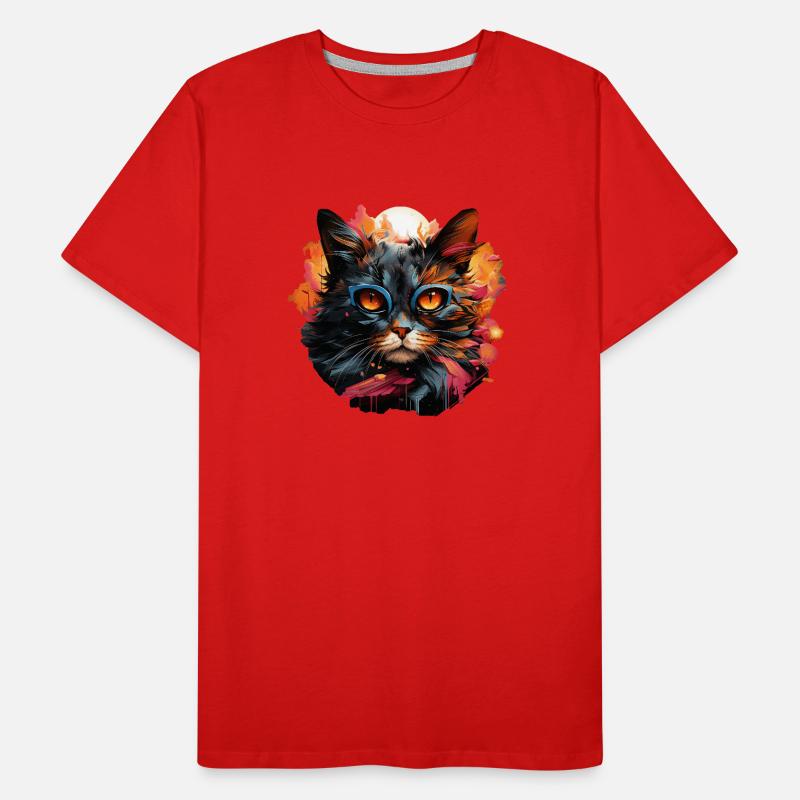 Cat Men's Premium Organic T-Shirt