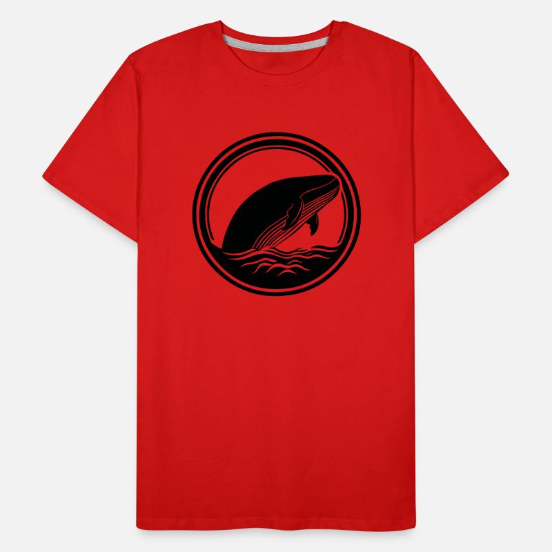 Baleine Poisson de mer T-shirt bio Premium Homme