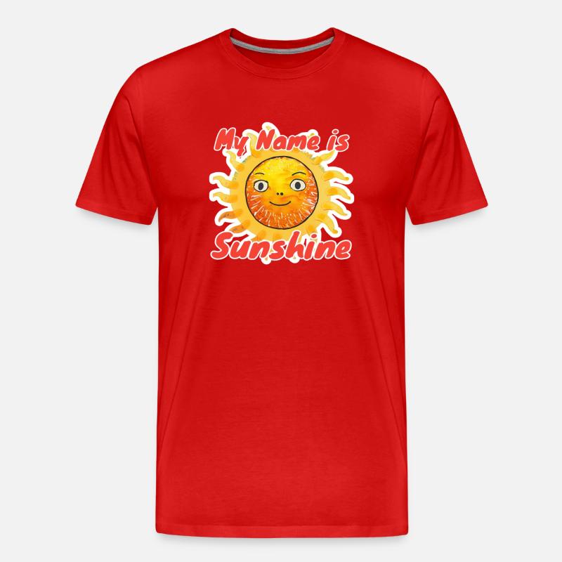 Sprüche - Männer Premium Bio T-Shirt - Rot