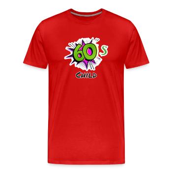 Paroles - T-shirt bio Premium Homme - rouge - Devant - Damien (186cm)