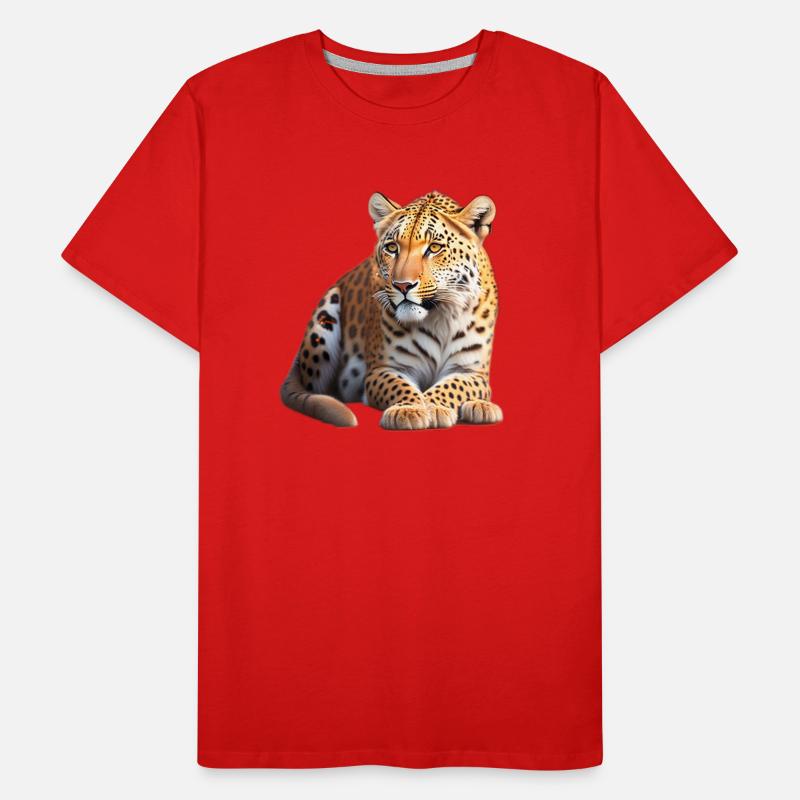 Léopard T-shirt bio Premium Homme