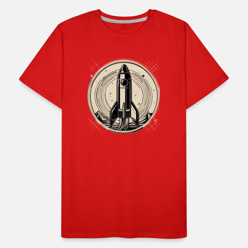 One Small Step, square Men's Premium Organic T-Shirt