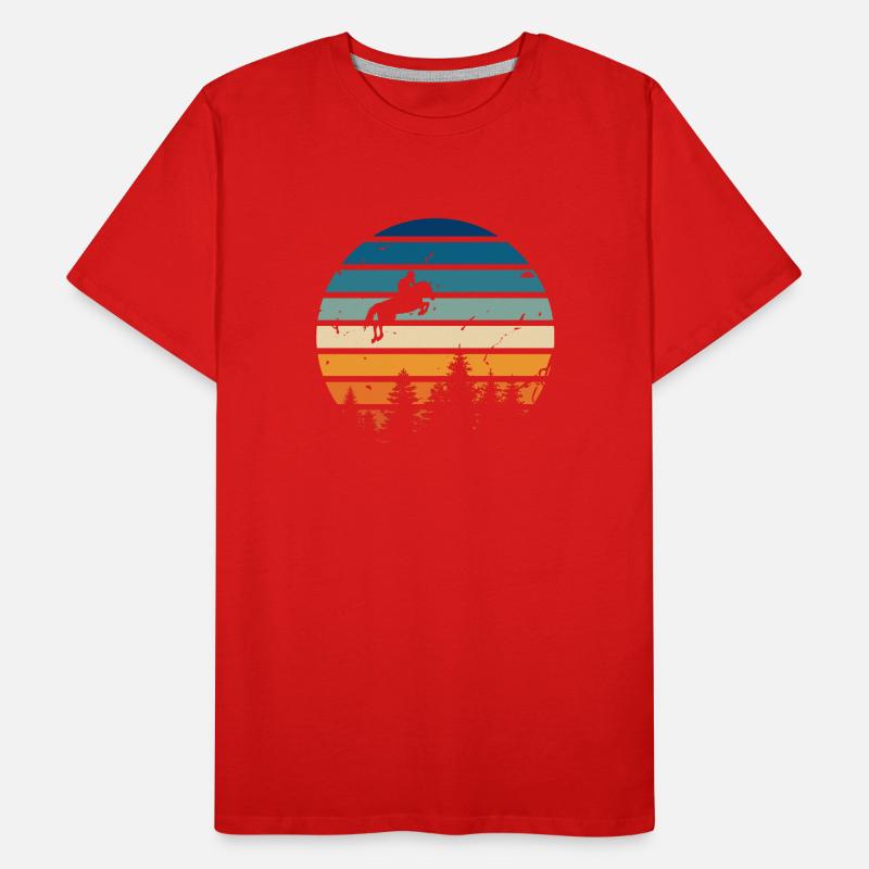 Retro riding Men's Premium Organic T-Shirt
