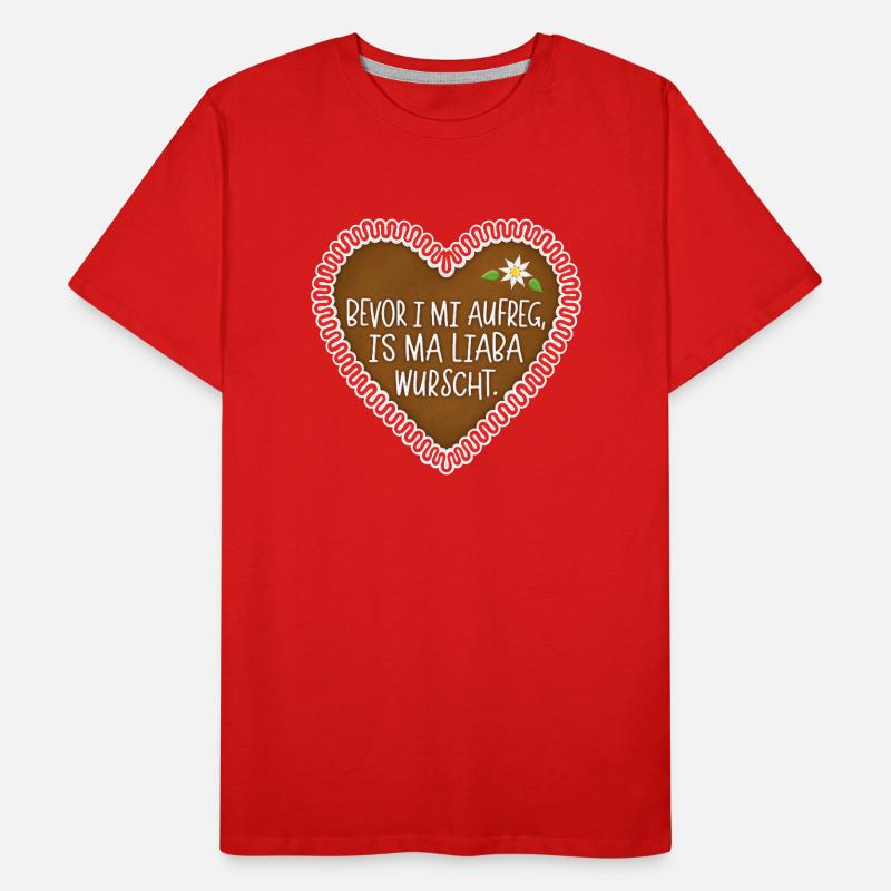 Liaba Wurscht Lebkuchen Männer Premium Bio T-Shirt