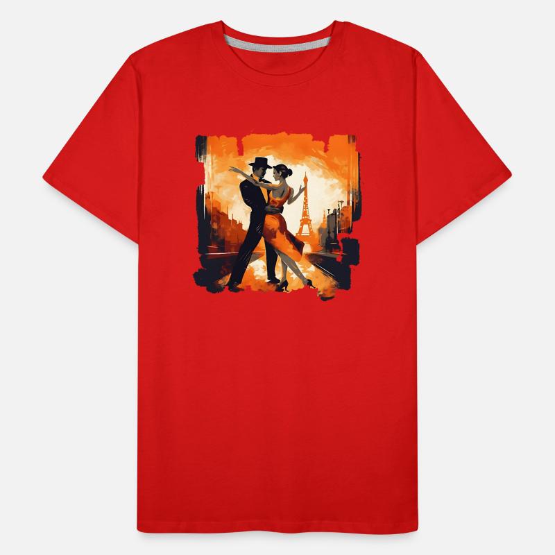 Dans le tango, il n’y a pas de séquence fixe de pas T-shirt bio Premium Homme