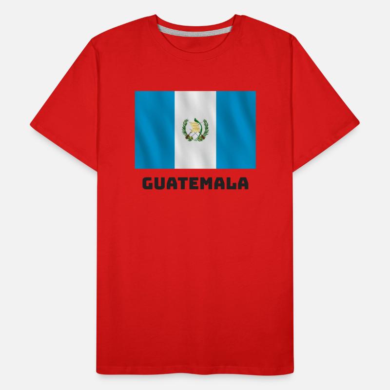 Drapeau guatémaltèque T-shirt bio Premium Homme
