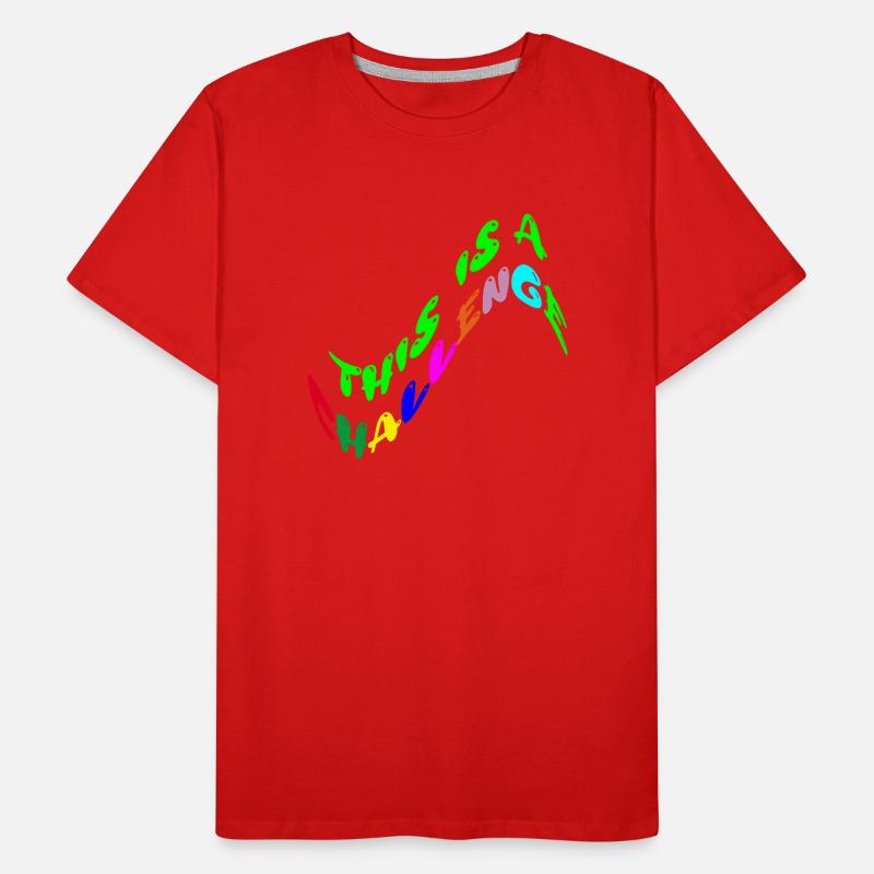 this is a challenge Männer Premium Bio T-Shirt