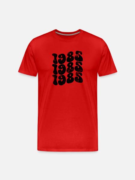 Millésime 1985 - T-shirt bio Premium Homme - rouge
