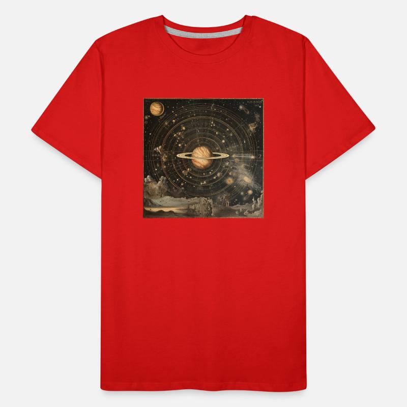 Ancient star map Men's Premium Organic T-Shirt