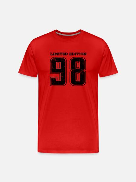 Millésime 1998 - T-shirt bio Premium Homme - rouge