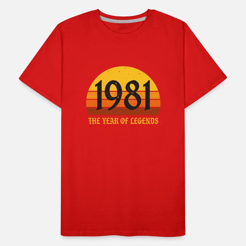 Millésime 1981 T-shirt bio Premium Homme
