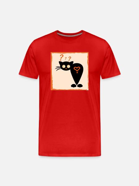What did I do? again? - Men's Premium Organic T-Shirt - red