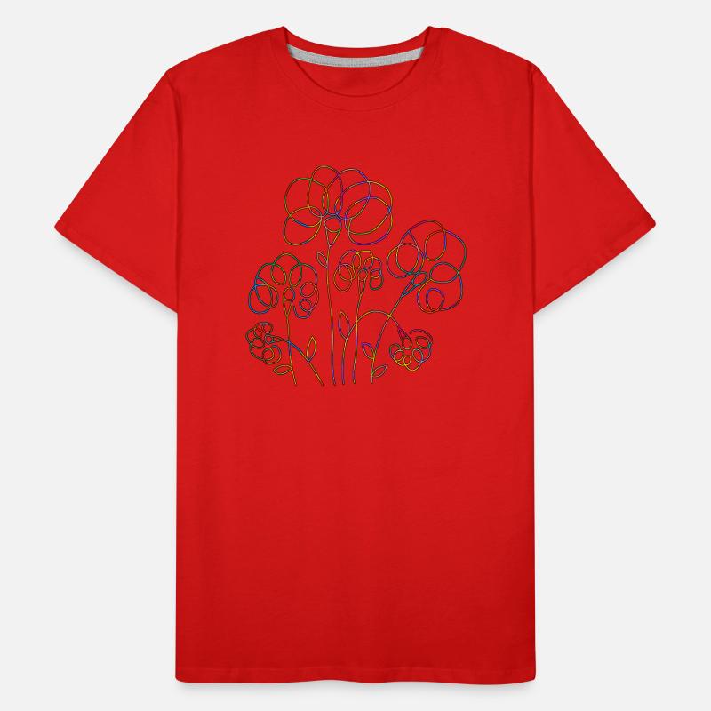 Fleur T-shirt bio Premium Homme