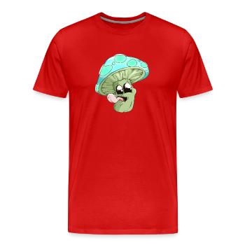 Alter Pilz - Männer Premium Bio T-Shirt - Rot - Vorne - Damien (186cm)