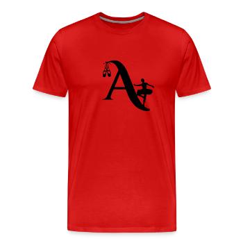 Brief an Ballerina - Männer Premium Bio T-Shirt - Rot - Vorne - Damien (186cm)