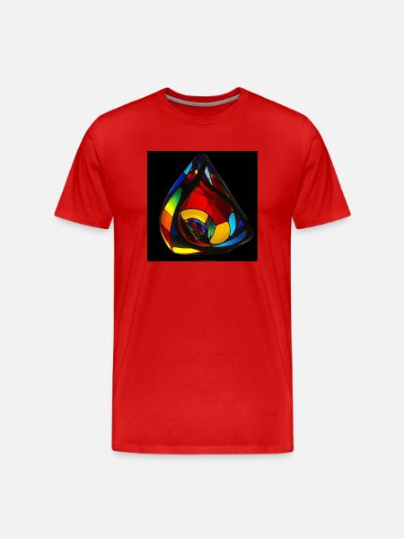 Kleinsche Flasche -05- - Männer Premium Bio T-Shirt - Rot